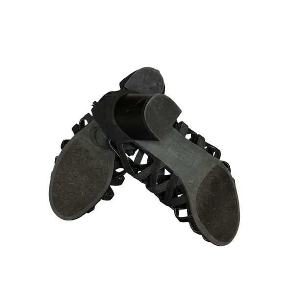 Dexflex Size 9 Trista Black Strappy Heel - Picture 4 of 7